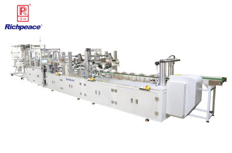 富怡全自動(dòng)罩杯口罩生產(chǎn)線（釘頭帶）